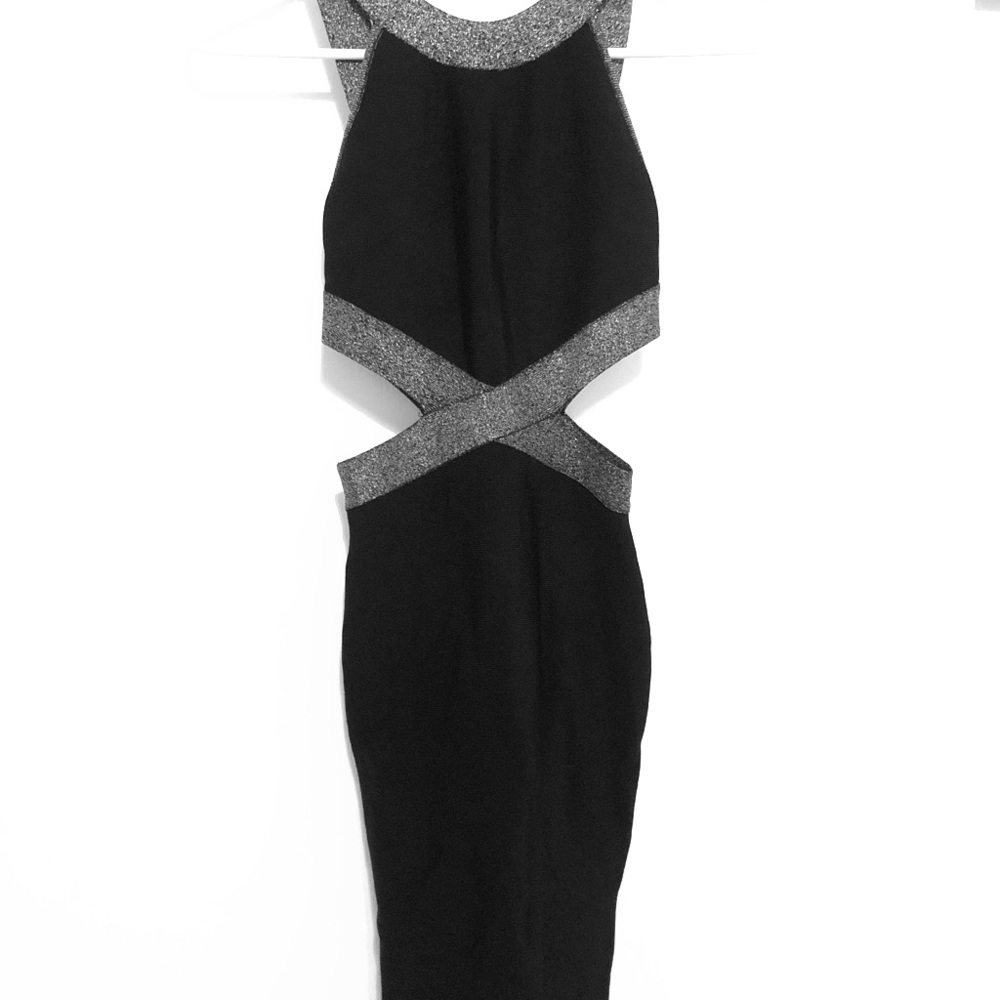 GUESS by Marciano black bodycon dress